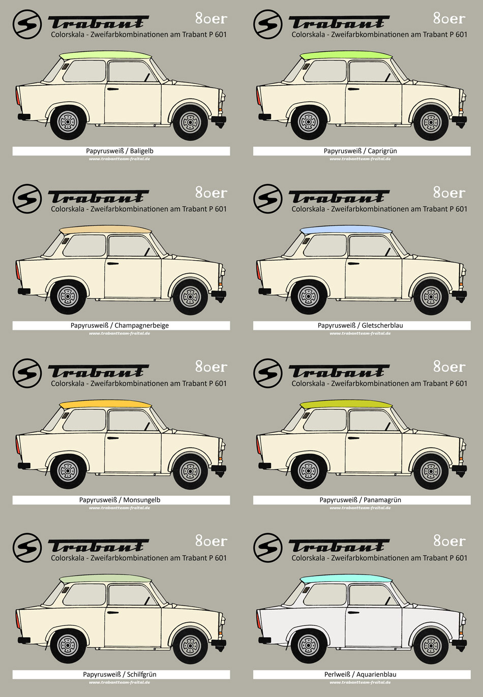 Colorskala - Trabant P 601