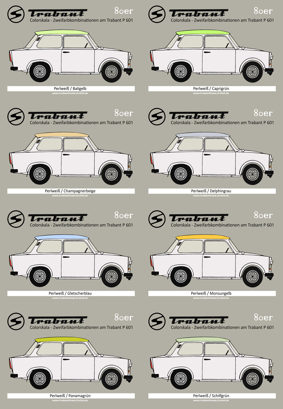 Colorskala - Trabant P 601