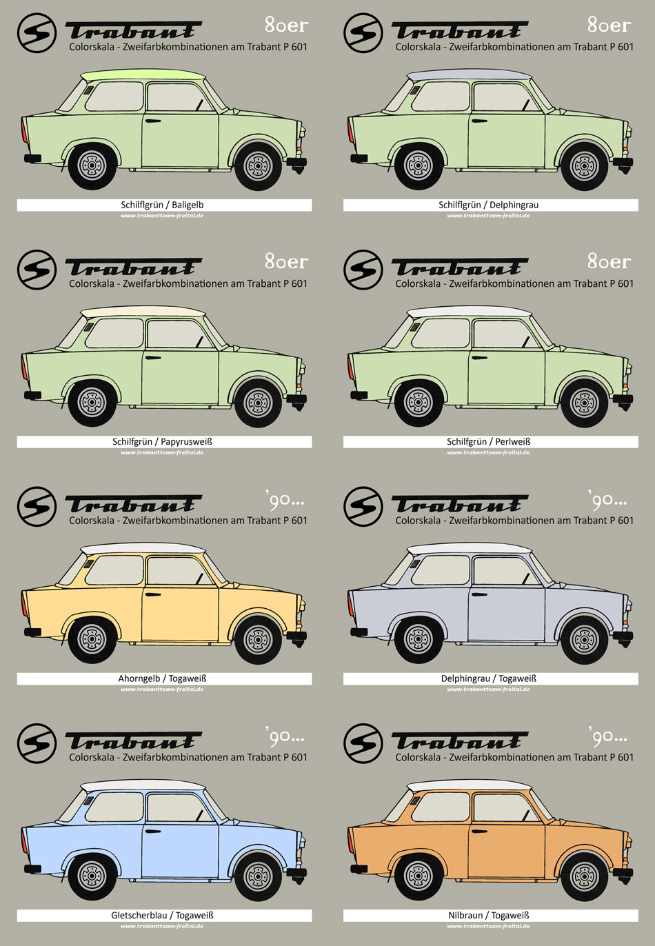 Colorskala - Trabant P 601