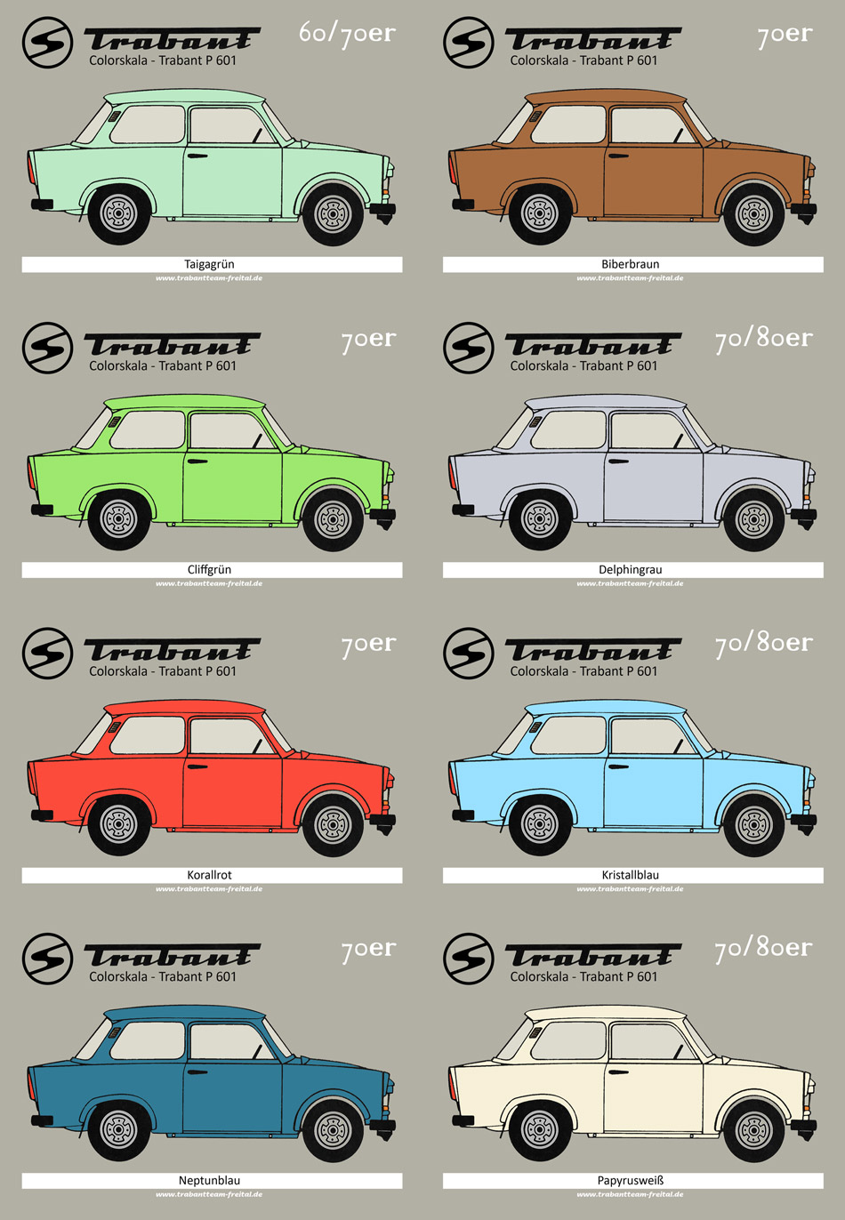 Colorskala - Trabant P 601
