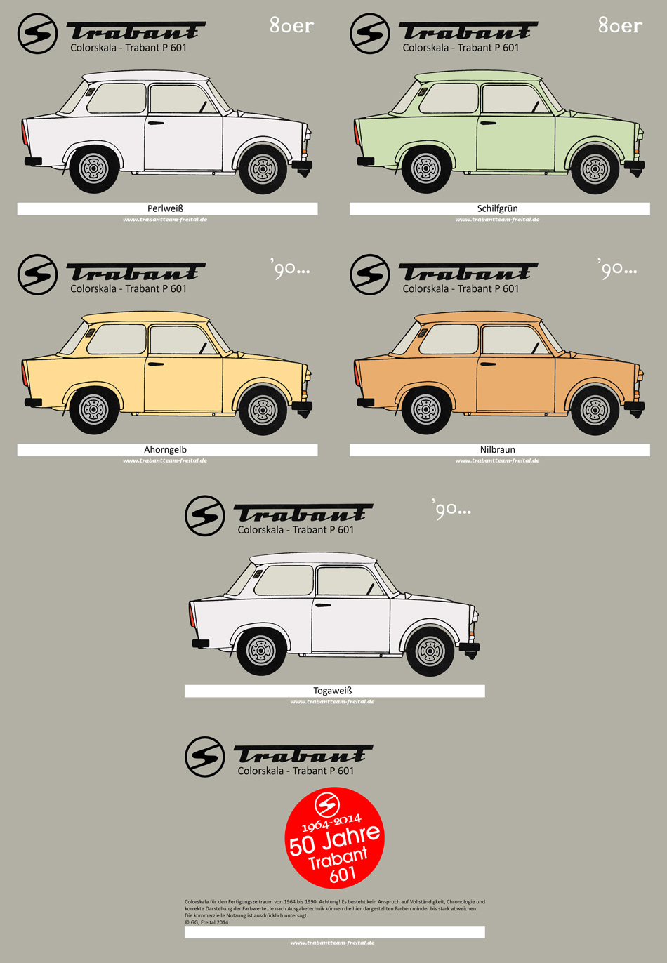 Colorskala - Trabant P 601