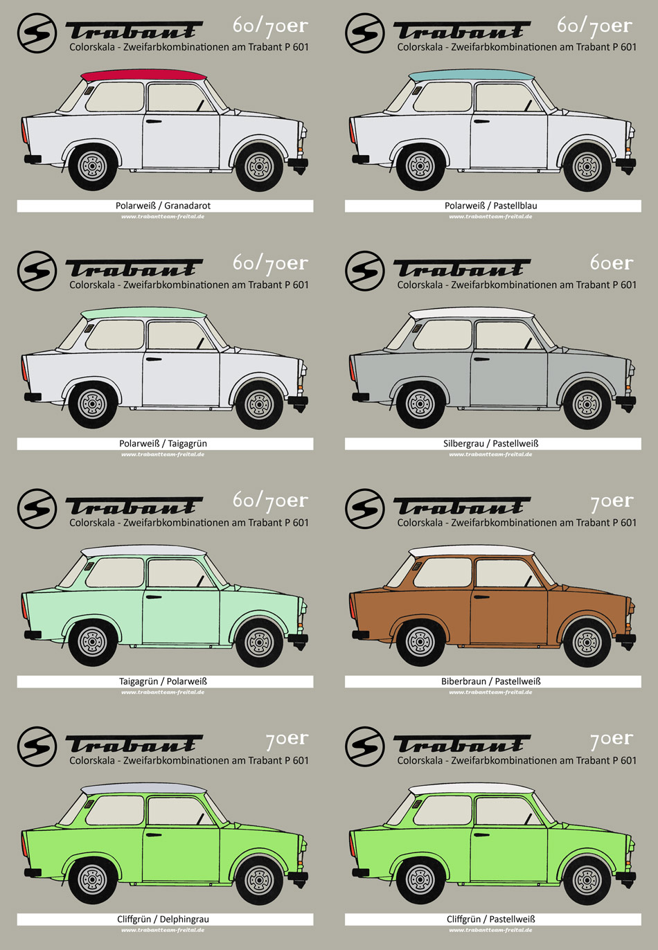 Colorskala - Trabant P 601