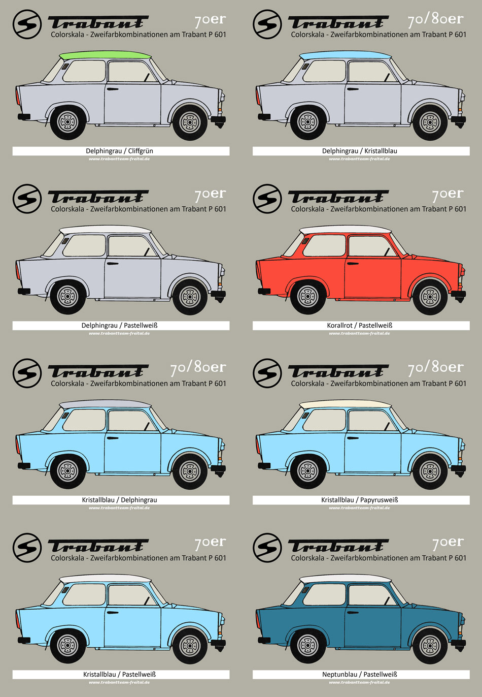 Colorskala - Trabant P 601