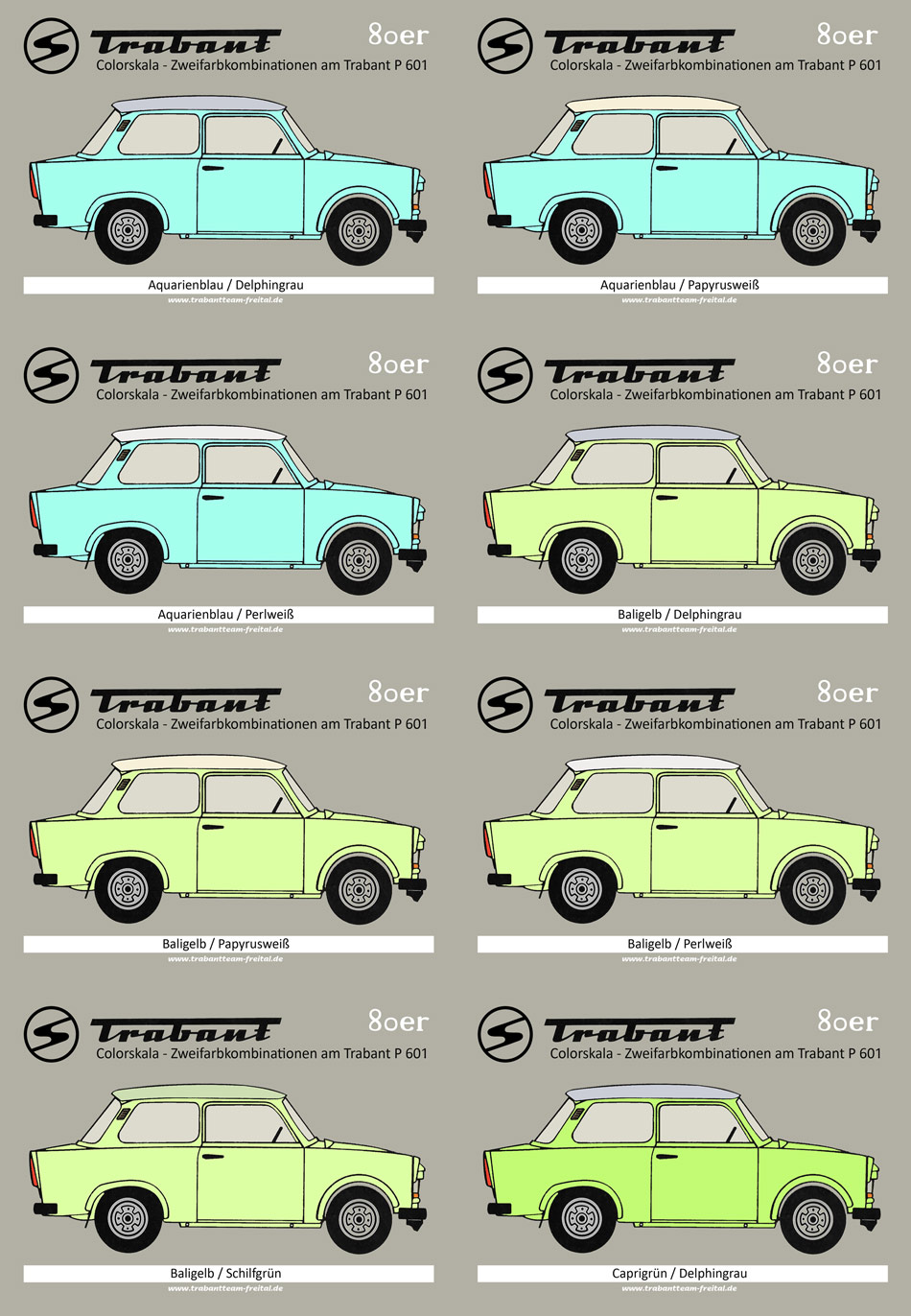 Colorskala - Trabant P 601
