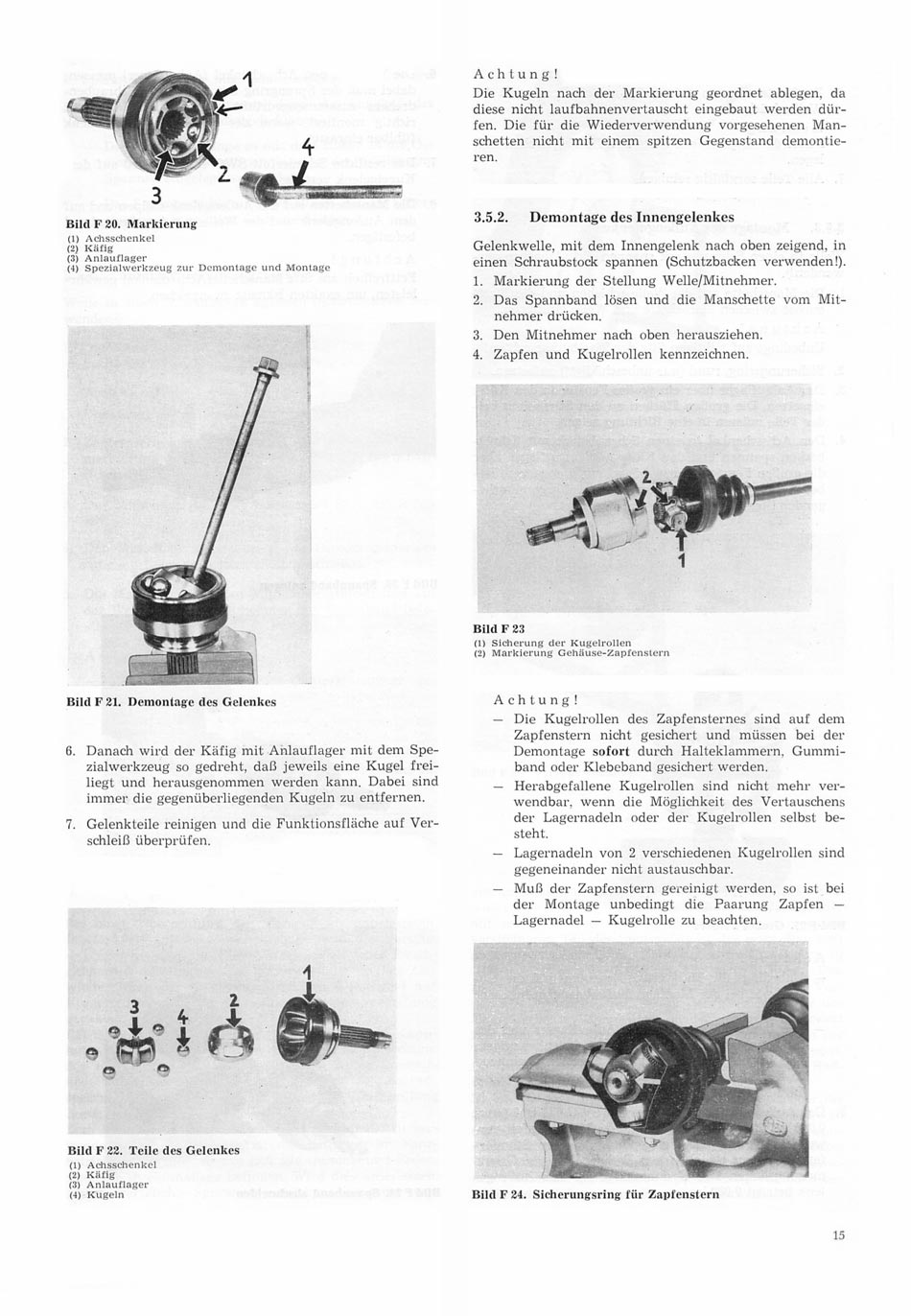 Reparaturanleitung für den Trabant 1.1 - Fahrgestell