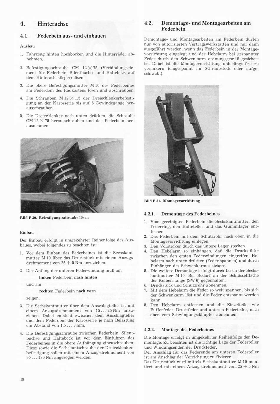 Reparaturanleitung für den Trabant 1.1 - Fahrgestell