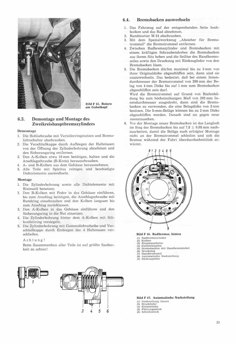 Reparaturanleitung für den Trabant 1.1 - Fahrgestell