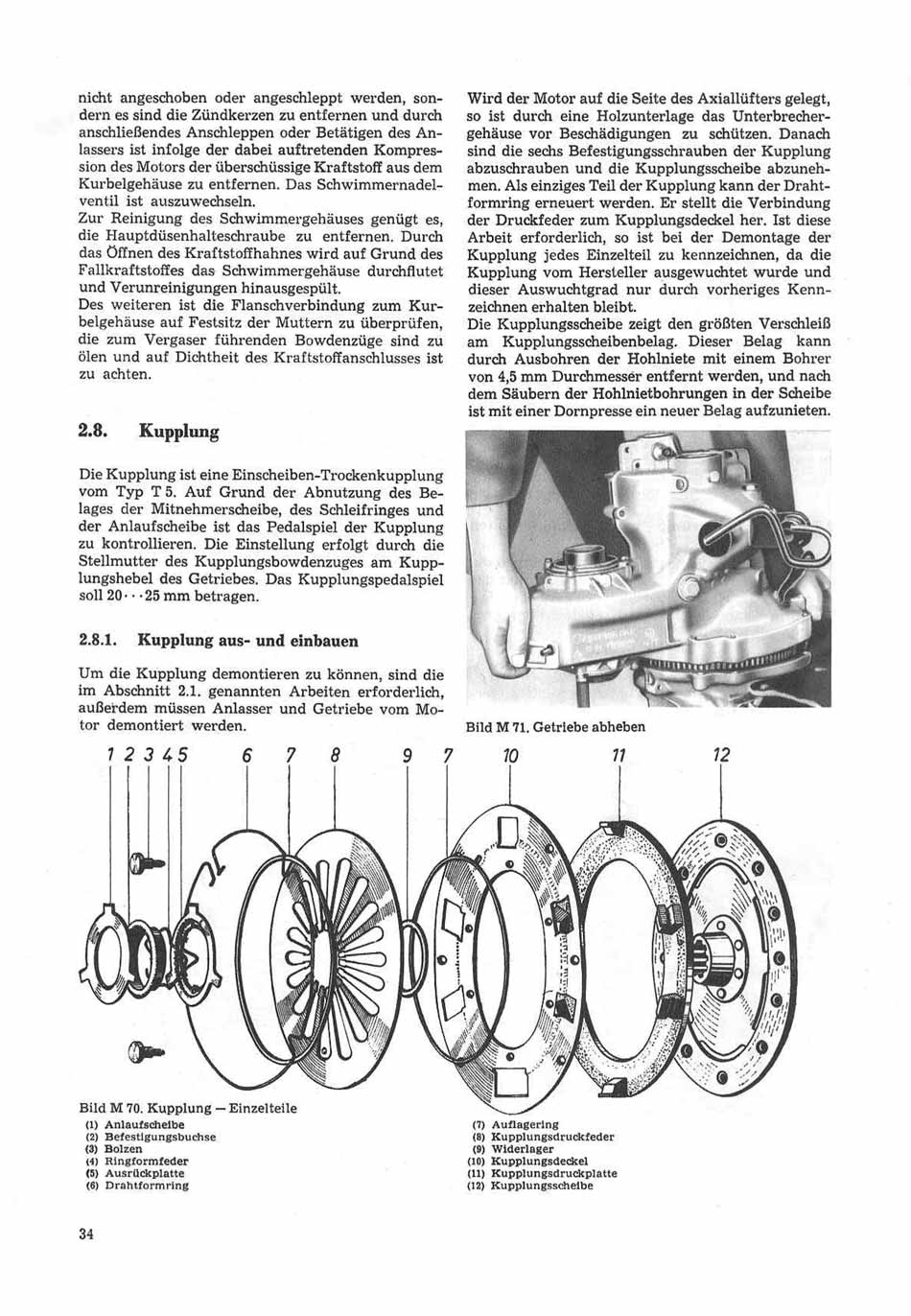 Reparaturhandbuch für Personenkraftwagen "Trabant 601"