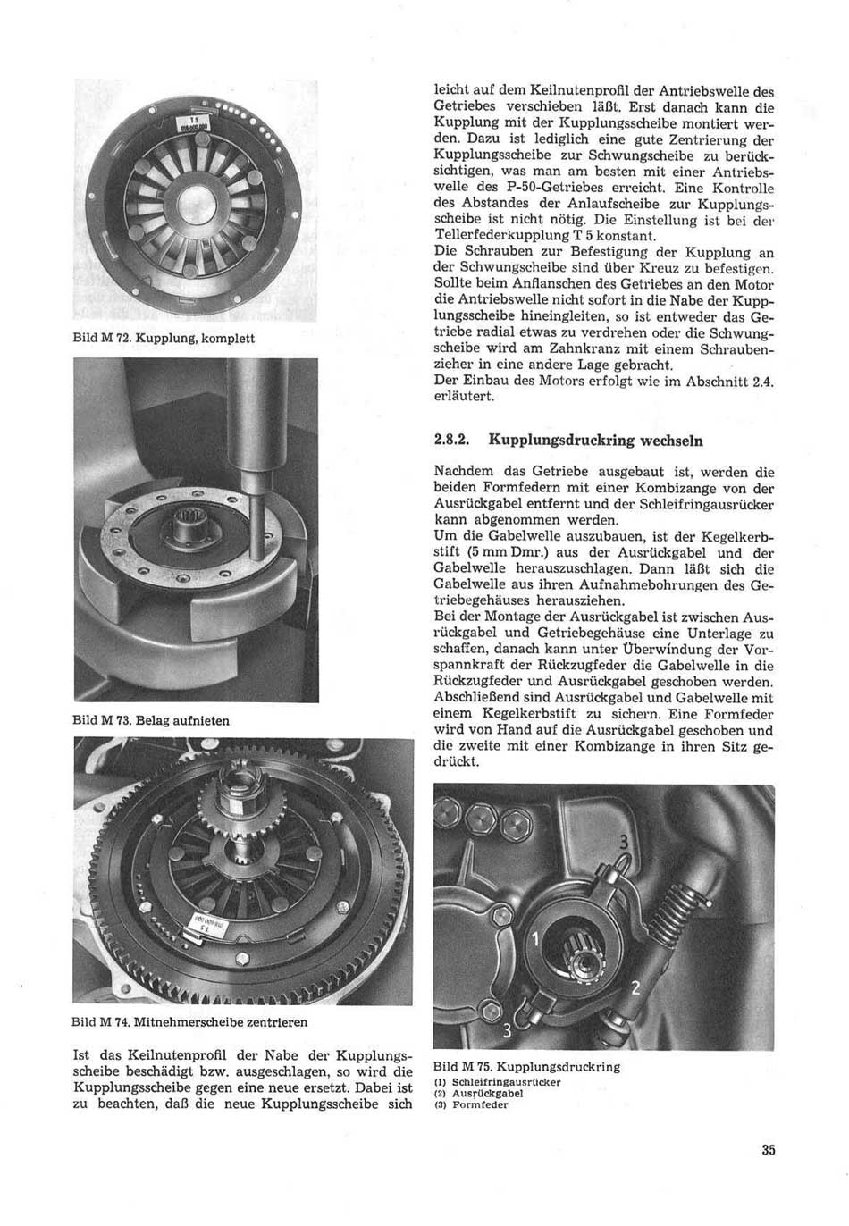 Reparaturhandbuch für Personenkraftwagen "Trabant 601"