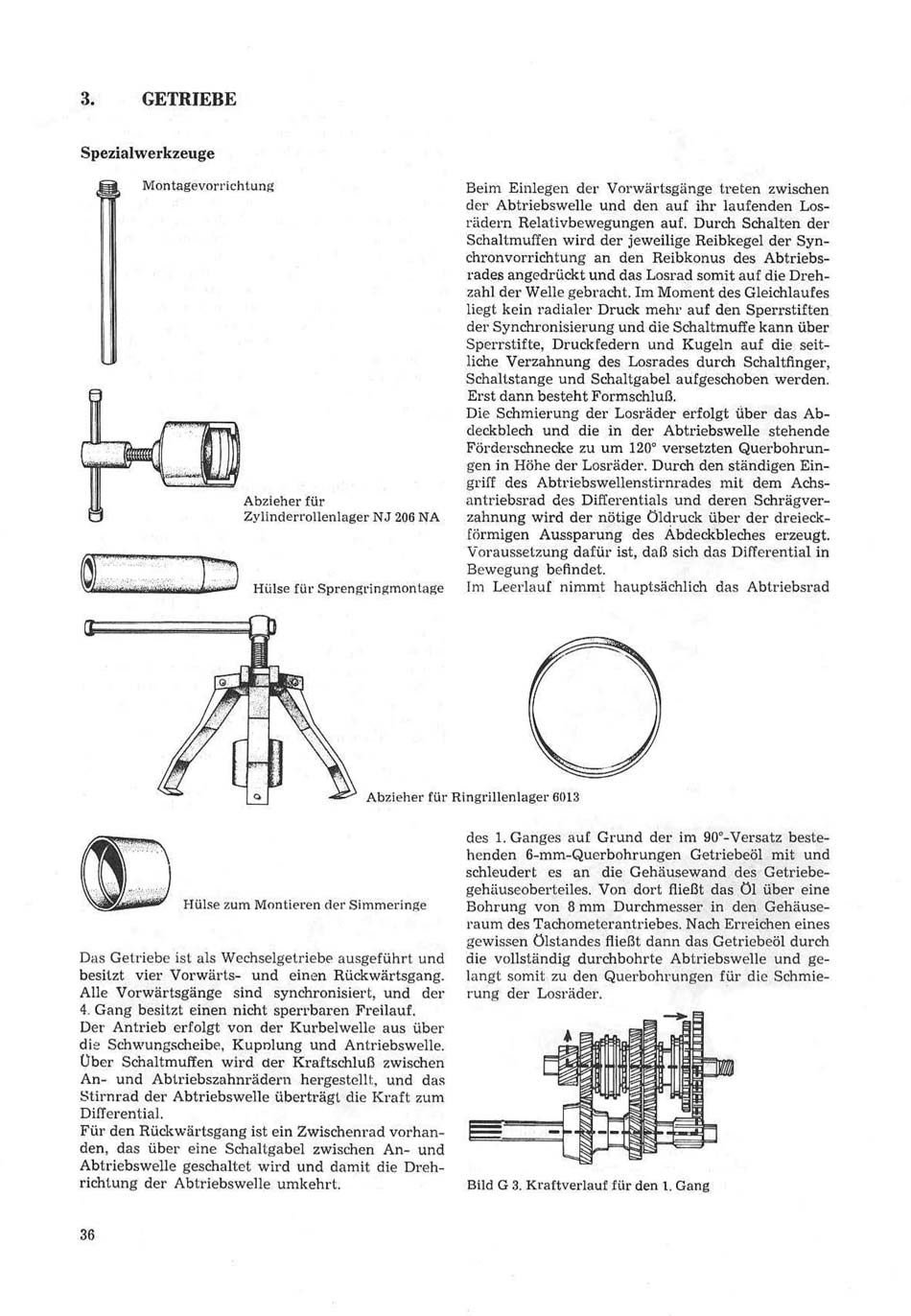 Reparaturhandbuch für Personenkraftwagen "Trabant 601"