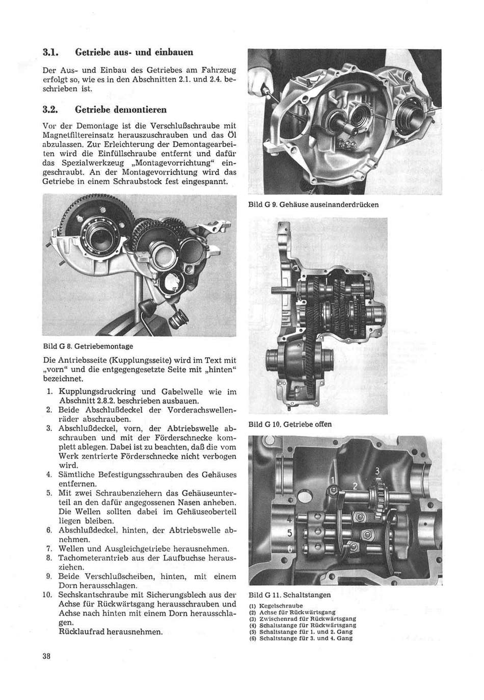 Reparaturhandbuch für Personenkraftwagen "Trabant 601"
