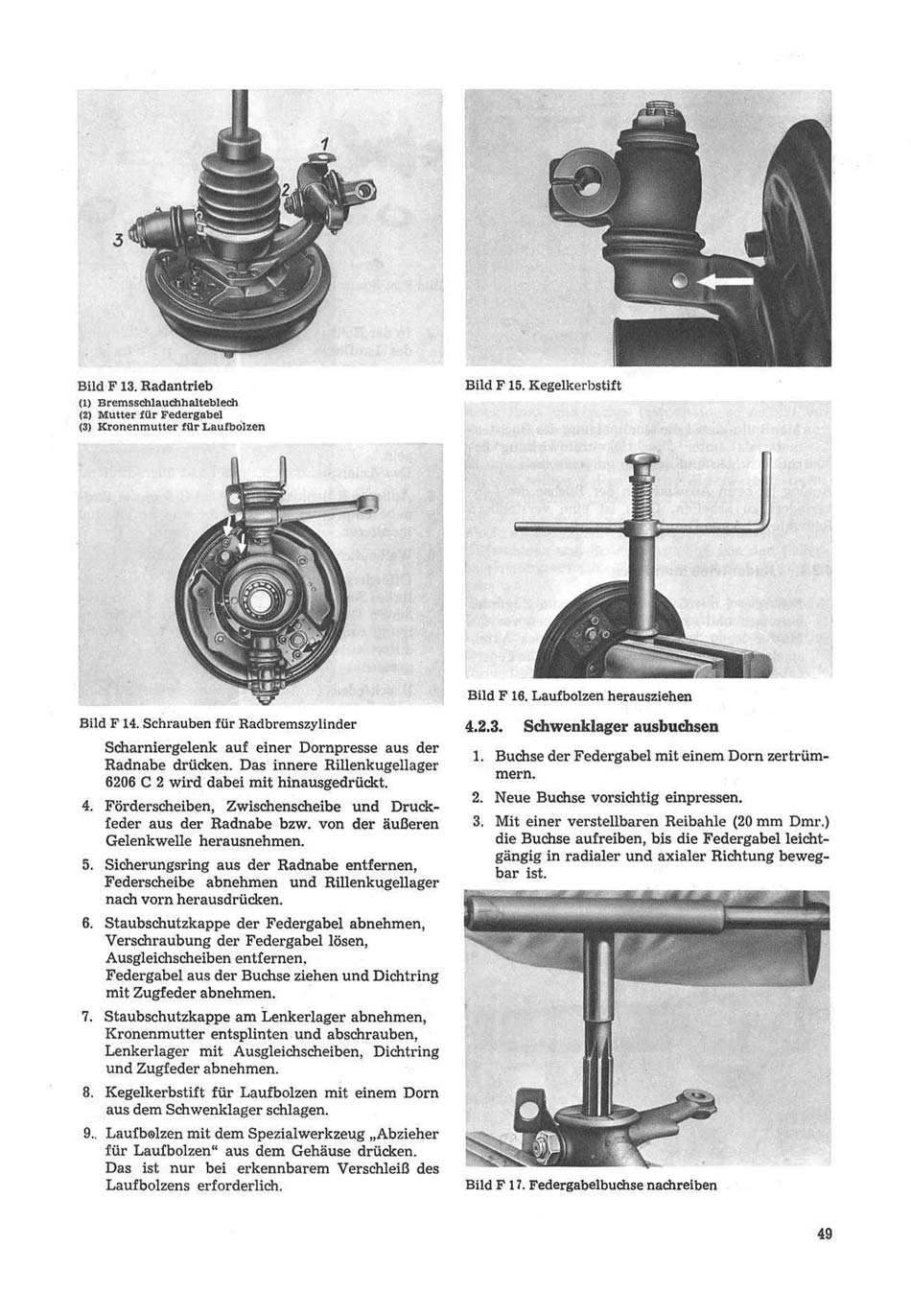 Reparaturhandbuch für Personenkraftwagen "Trabant 601"