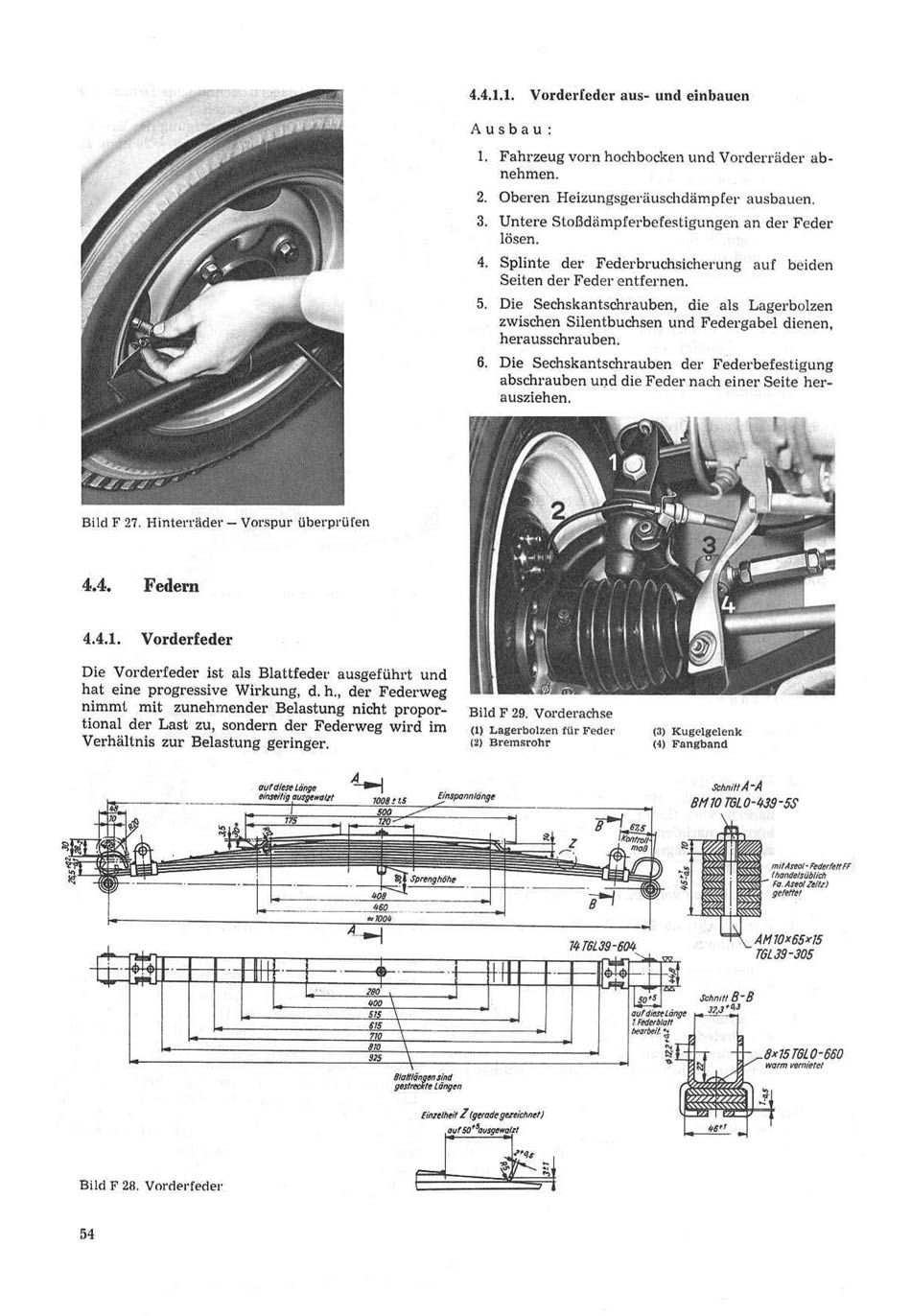 Reparaturhandbuch für Personenkraftwagen "Trabant 601"