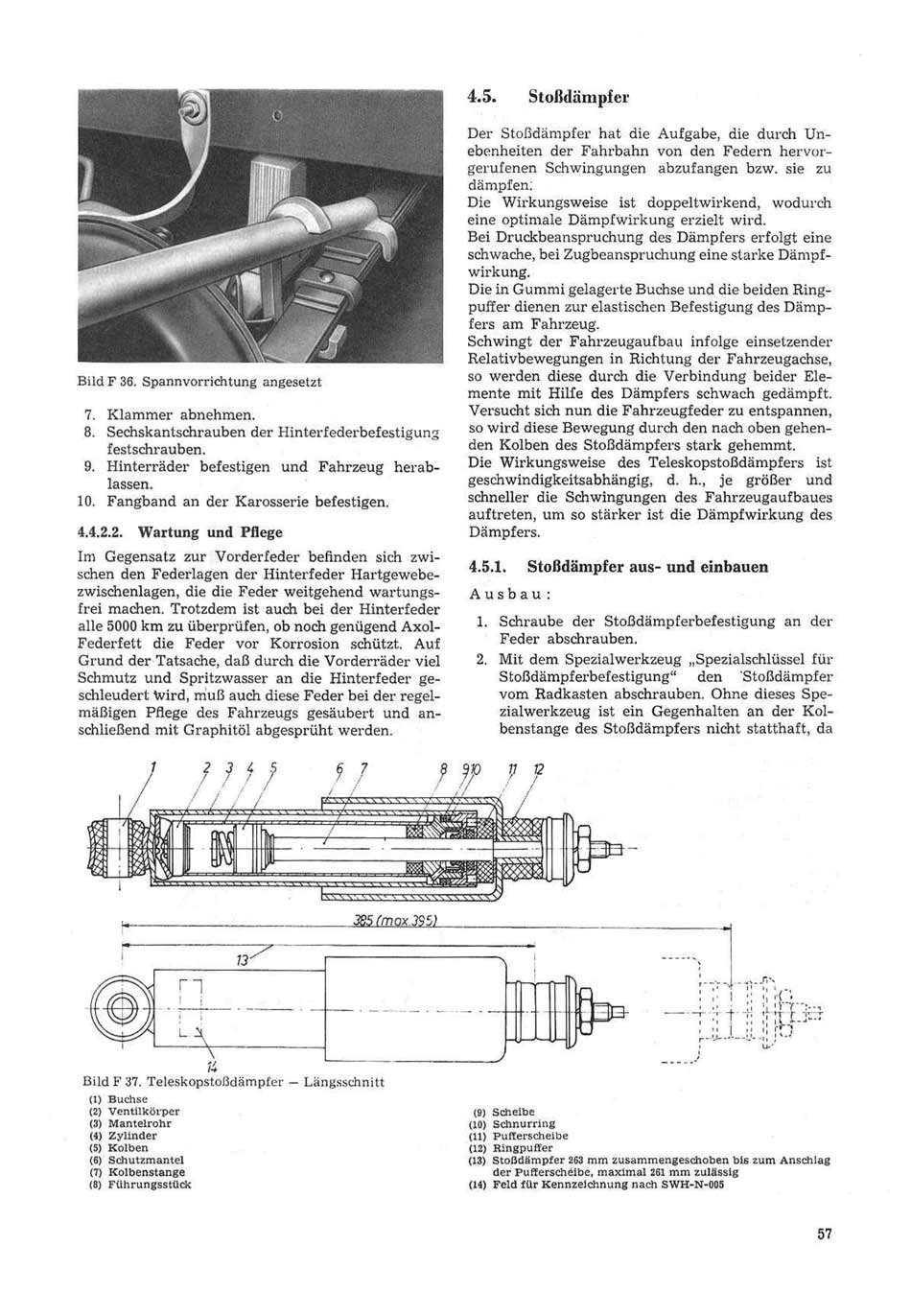 Reparaturhandbuch für Personenkraftwagen "Trabant 601"