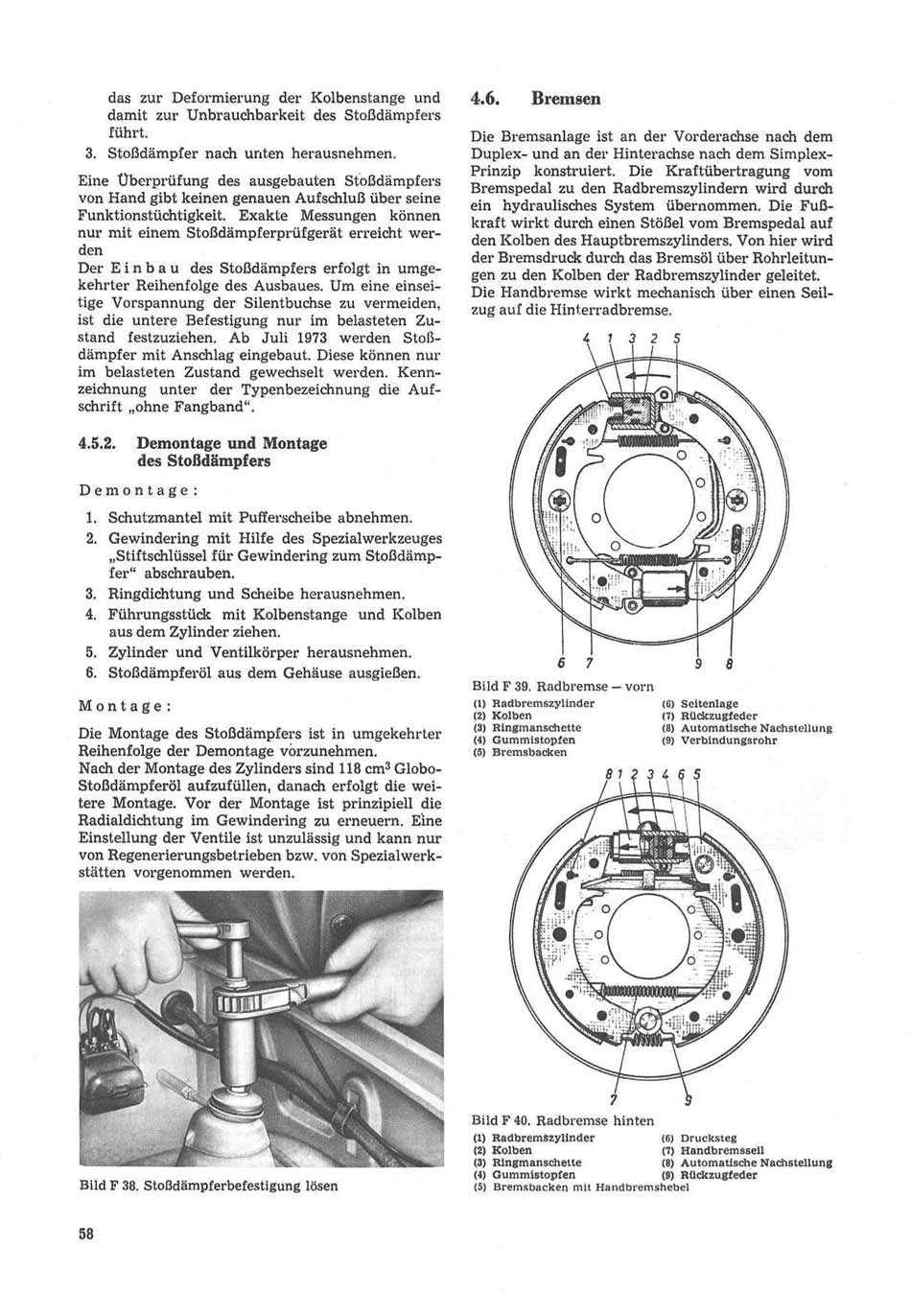 Reparaturhandbuch für Personenkraftwagen "Trabant 601"