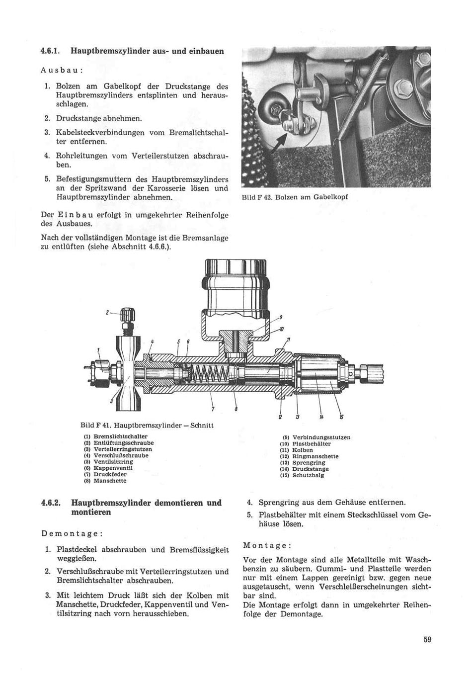 Reparaturhandbuch für Personenkraftwagen "Trabant 601"