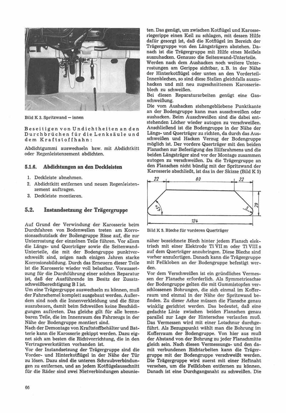 Reparaturhandbuch für Personenkraftwagen "Trabant 601"