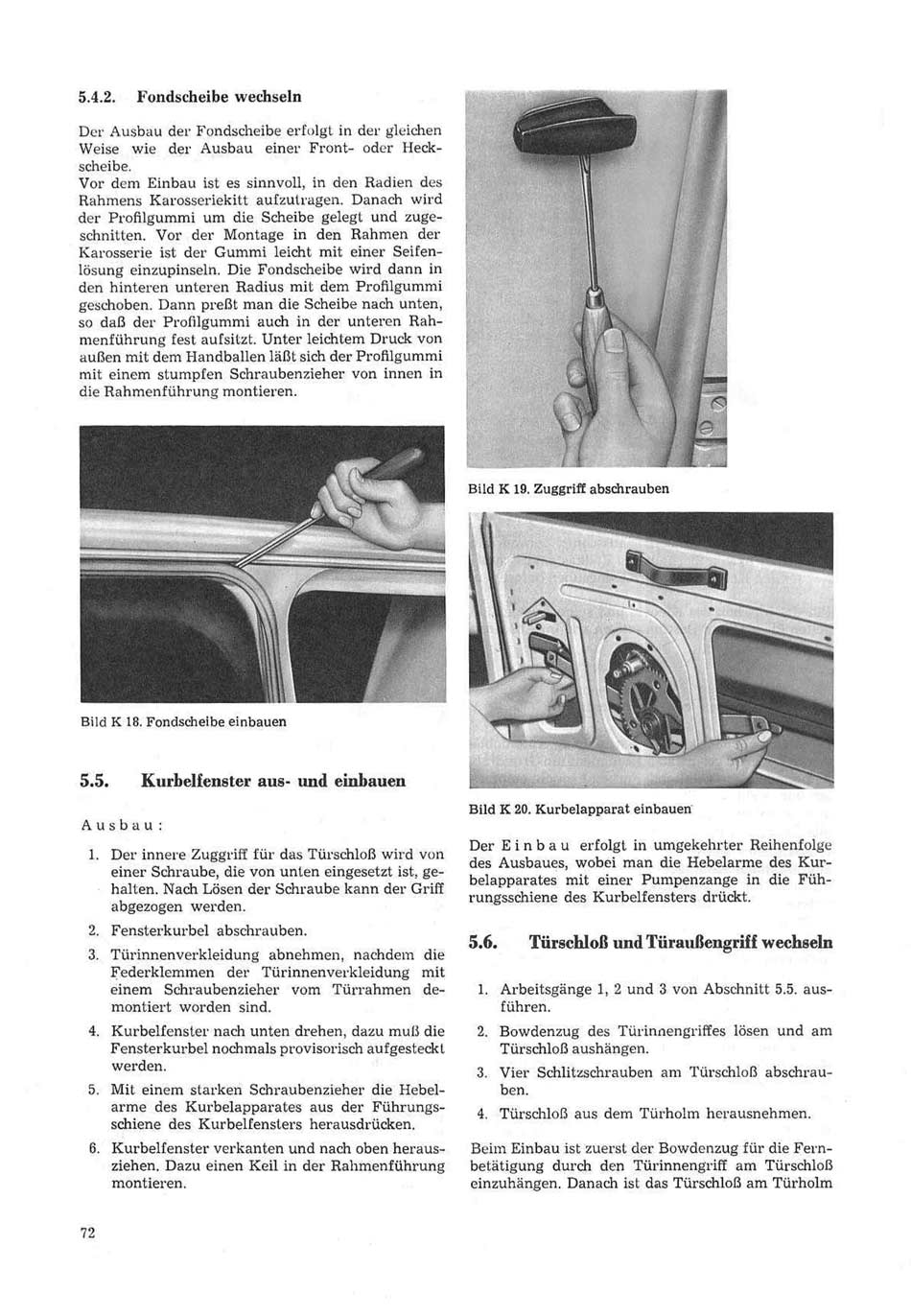 Reparaturhandbuch für Personenkraftwagen "Trabant 601"