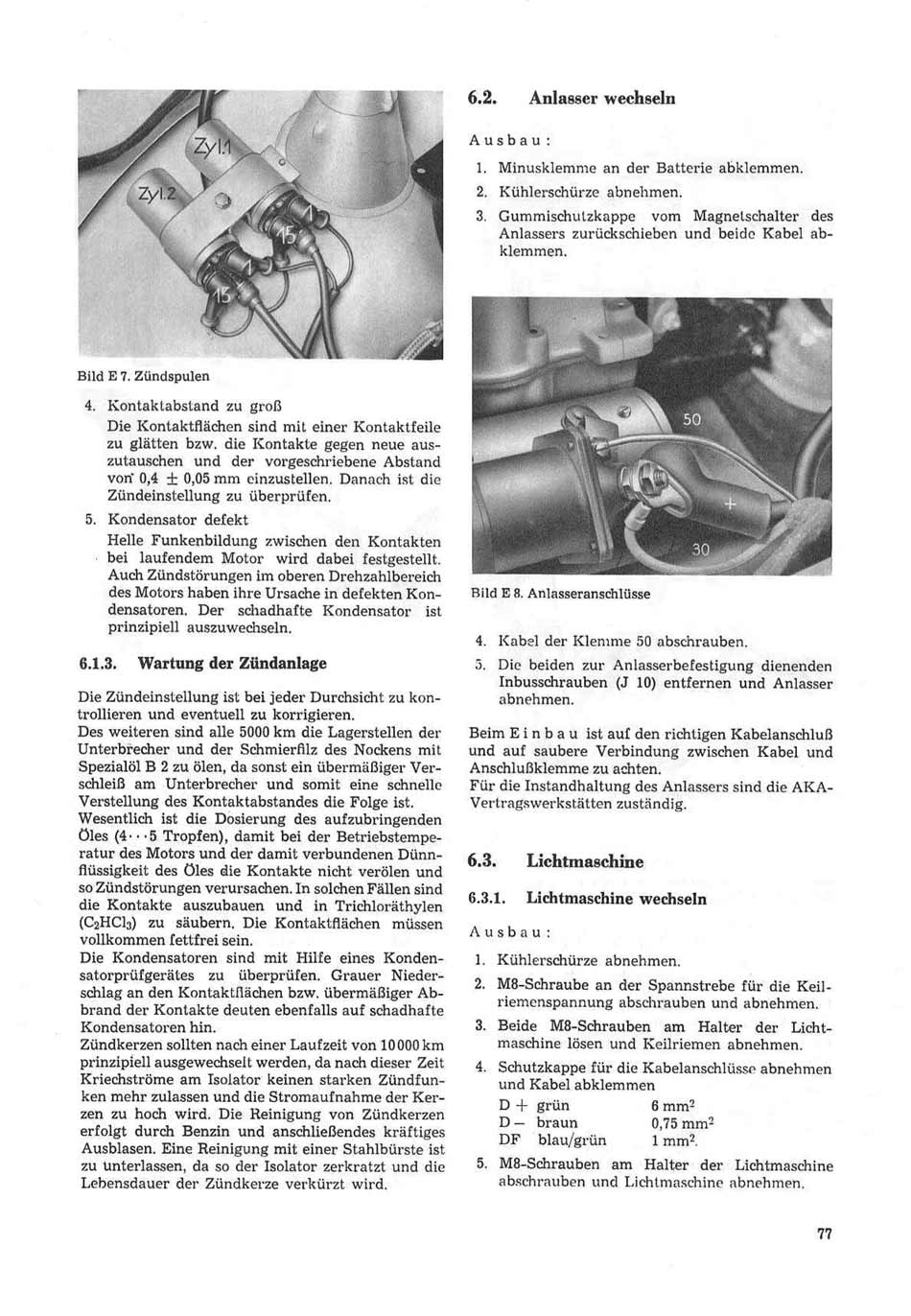 Reparaturhandbuch für Personenkraftwagen "Trabant 601"