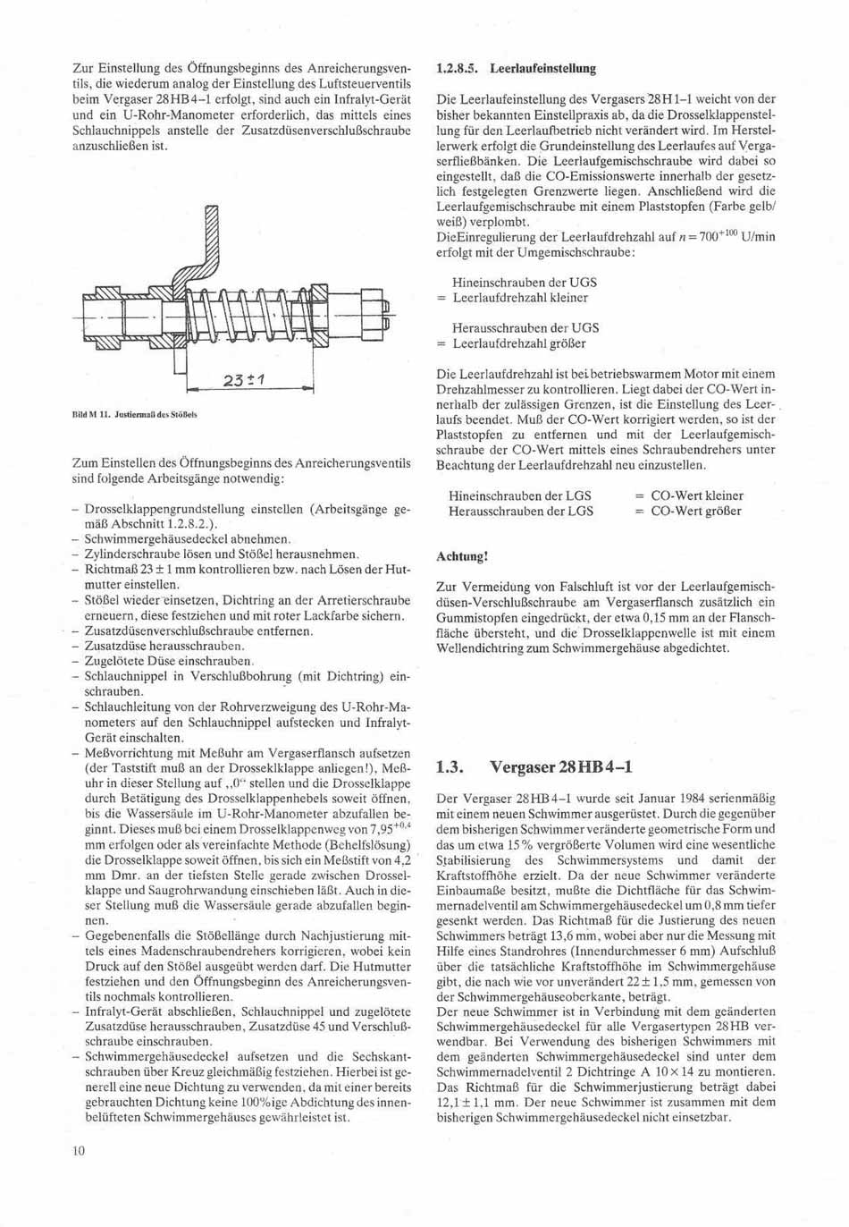 Reparaturhandbuch Weiterentwicklung Personenkraftwagen "Trabant 601"