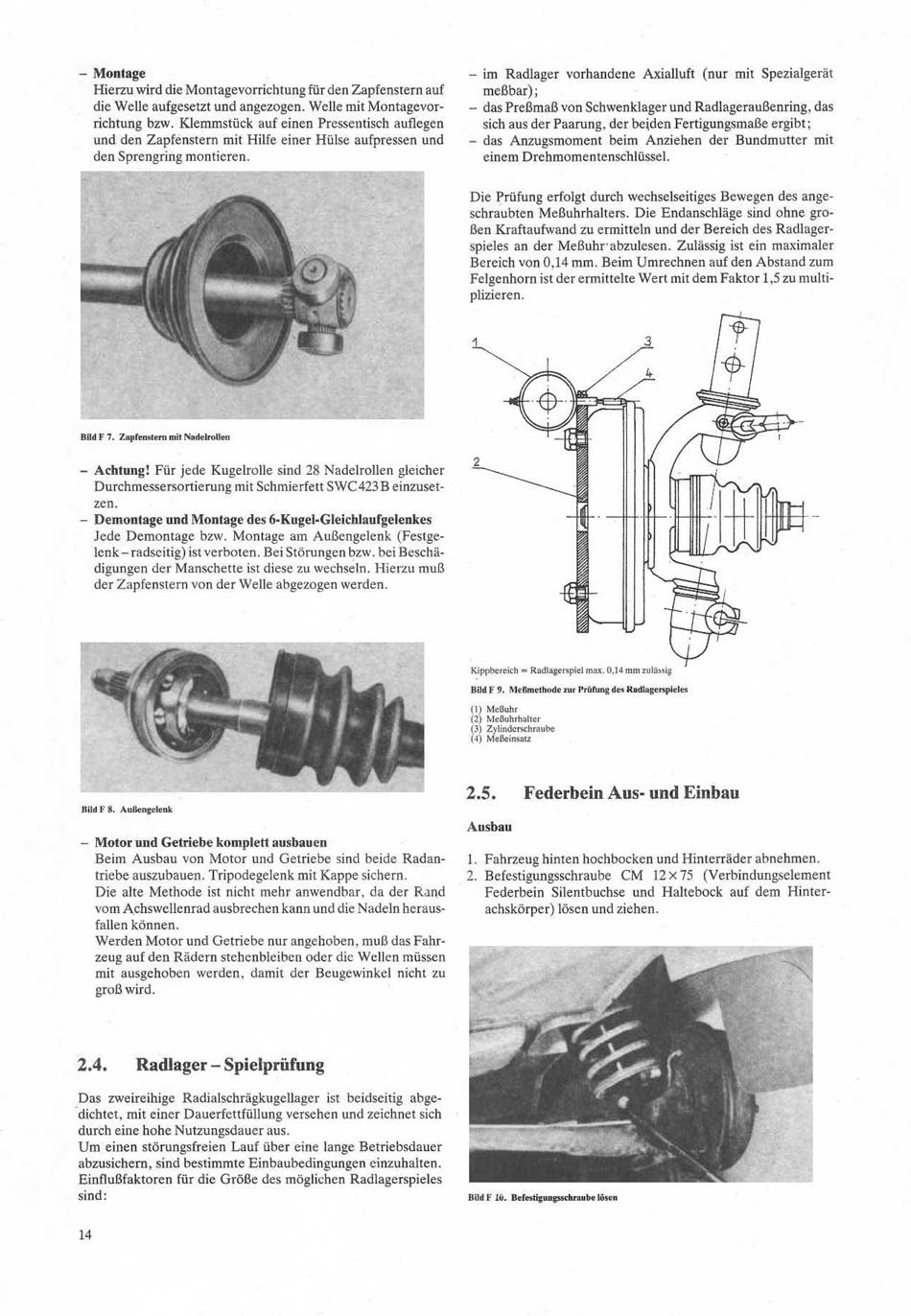 Reparaturhandbuch Weiterentwicklung Personenkraftwagen "Trabant 601"
