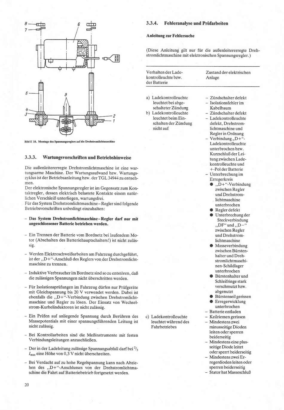 Reparaturhandbuch Weiterentwicklung Personenkraftwagen "Trabant 601"