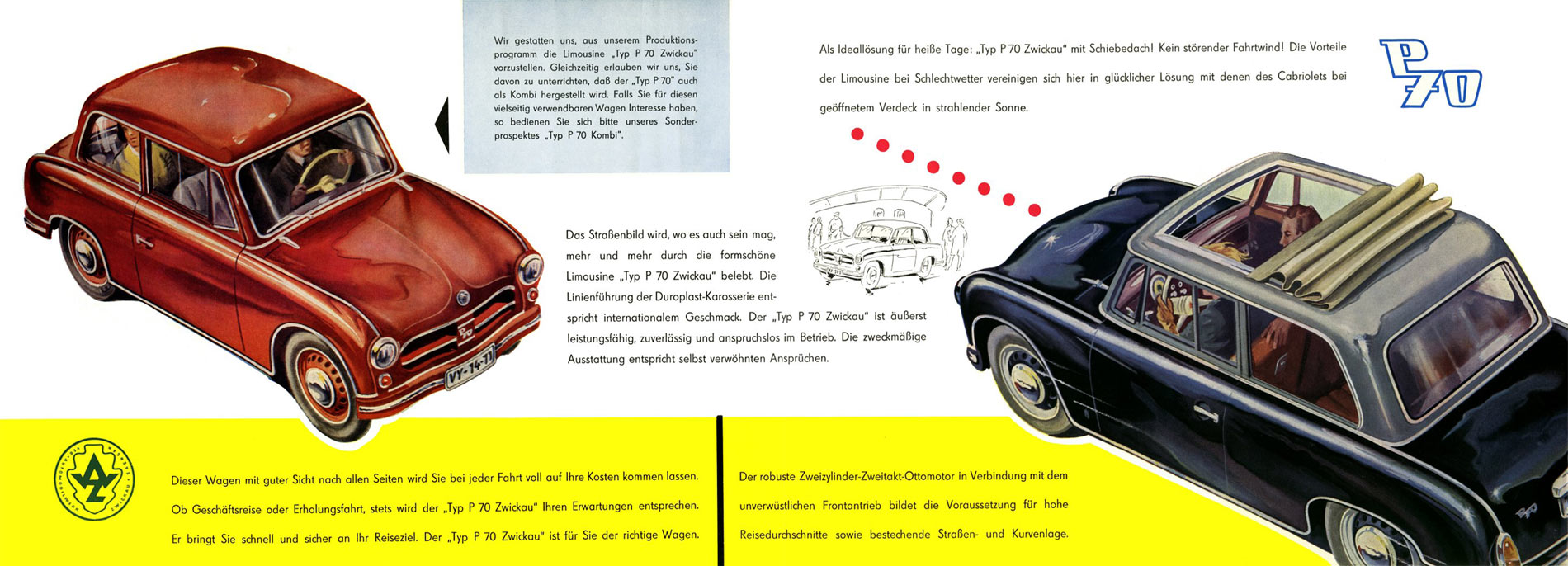 1956 - AWZ P 70 - Doppelseite