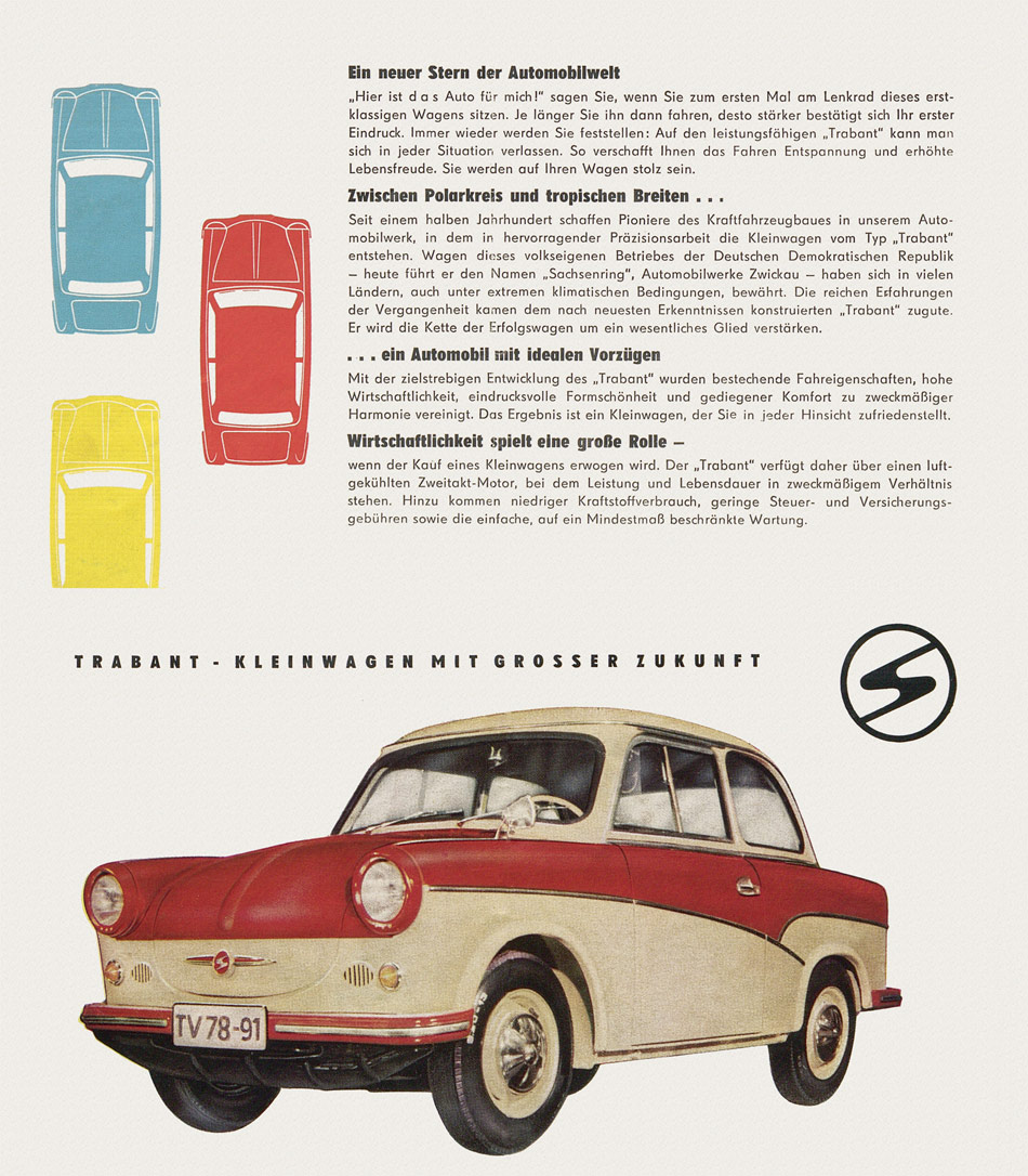 1959 - Trabant P 50 - Seite 1