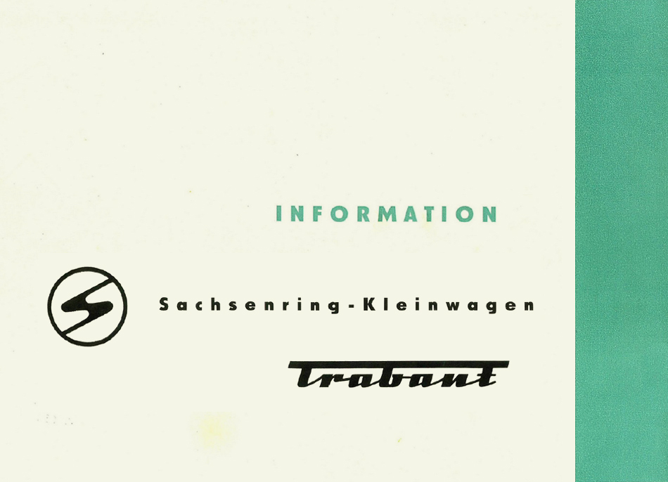 1959 - Trabant P 50 - Seite 1