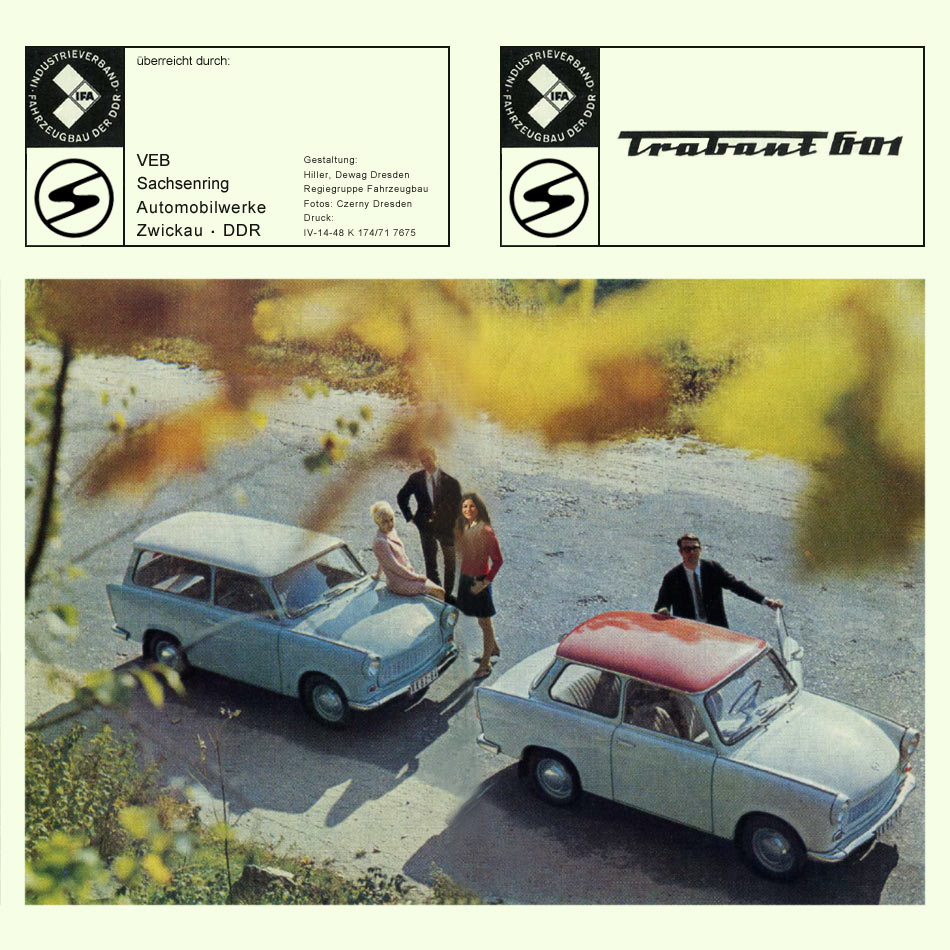 1971 - Trabant P 601 - Seite 1