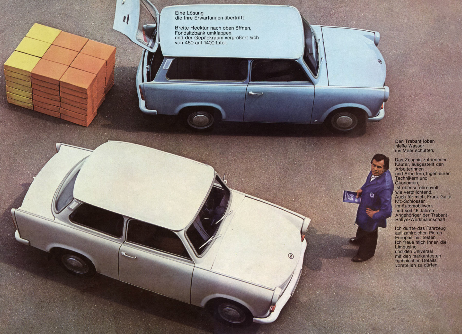 1976 - Trabant P 601 - Doppelseite