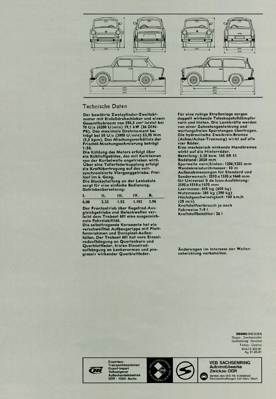 1981 - Trabant P 601 - Seite 13