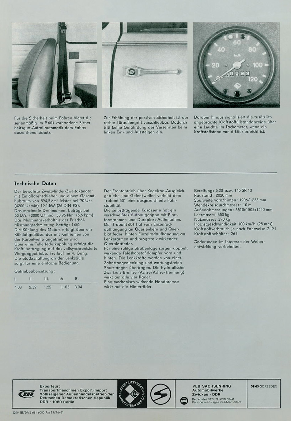 1981 - Trabant P 601 - Seite 4