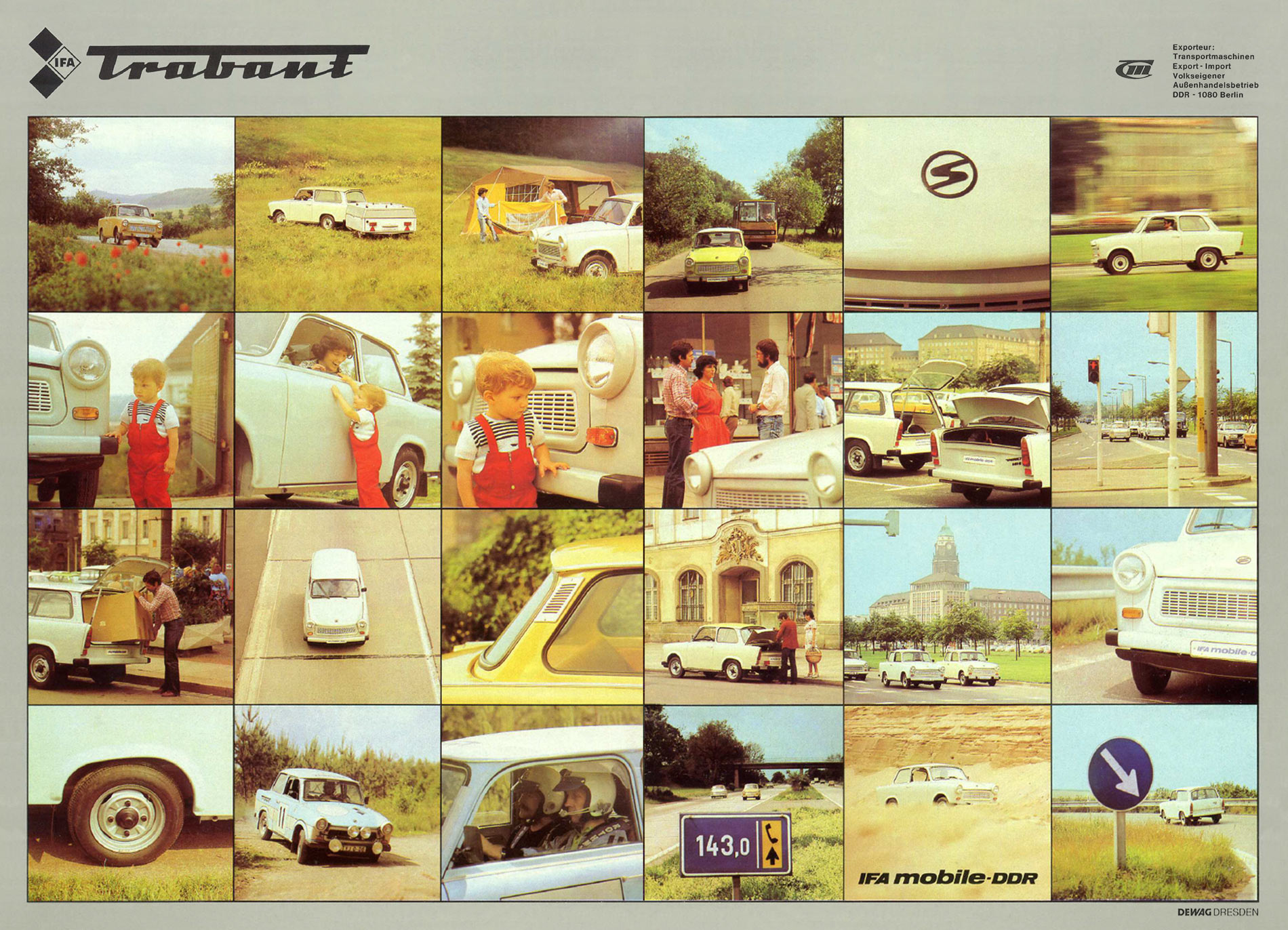 1981 - Trabant P 601 - Poster