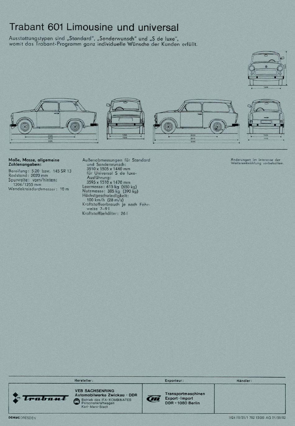 1983 - Trabant P 601 - Seite 8