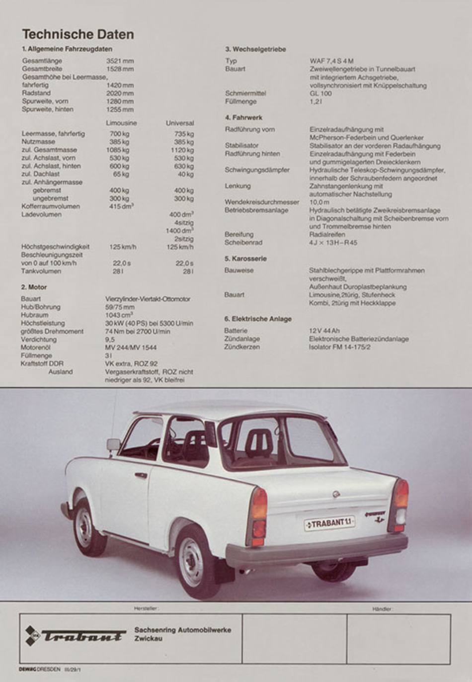 1990 - Trabant P 1.1 - Seite 4